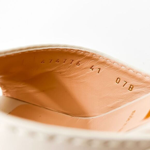 Gucci Baby Horsebit Platform Sandal Mystic White Heels New EU 41 US 11 - Picture 10 of 13